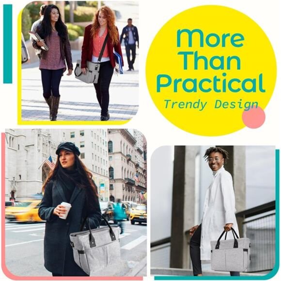 Cute&Classy Roomy Insulated Lunch Bags for Women - Stylish & Functional Large - Picture 3 of 7